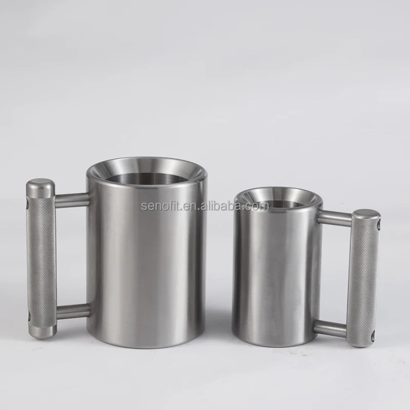 SENAOFIT 10kg 400ml Heavy Cup Fitness Equipment Office Weight Water Cup Strength Training Dumbbell Cup Gym Workout 8kg Heavy Mug