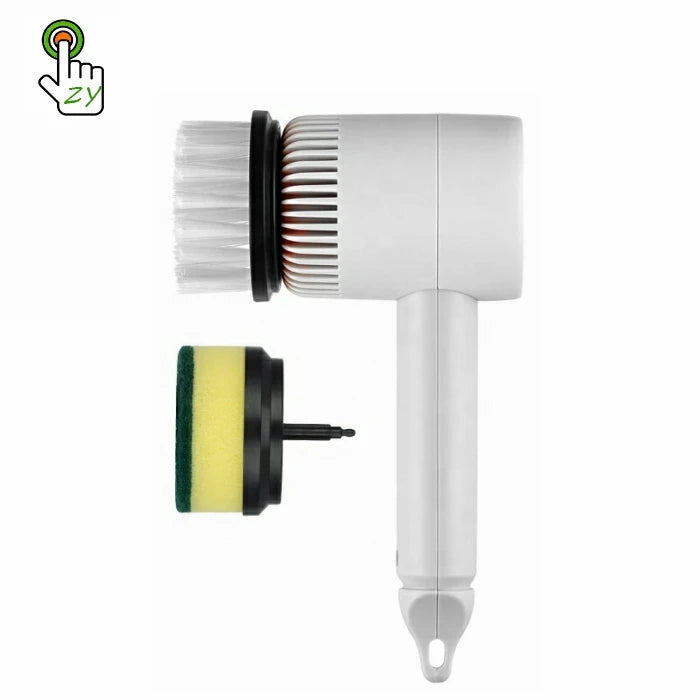 New Cordless Cleaning Brush Electric Spin Scrubber with 6 Replaceable Brush Heads