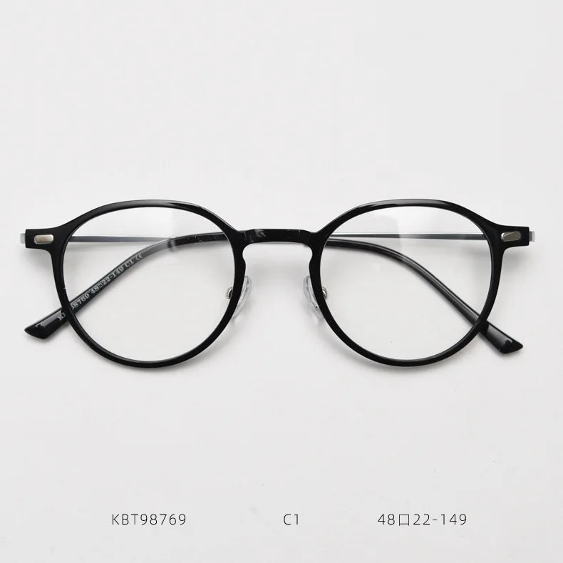 Anti Radiation Glasses Metal Eyeglass Eyeglasses for Woman Men Anti Blue Light Eyewear