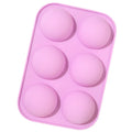 Saffron Round Silicon Baking Mold Semicircle Hemisphere Cake & Soap Mould OEM/ODM Welcome