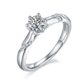 High Quality Twinkle Eternity Ring Moissanite 0.5/1/1.5/2/3/4/5 Ct Halo Ring  for Love