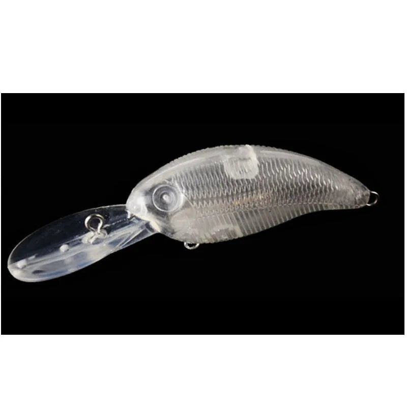 Crankbait Wobblers Pike River Minnow Lure 8cm 6.7g DIY Blank Hard Lure Bodies Unpainted