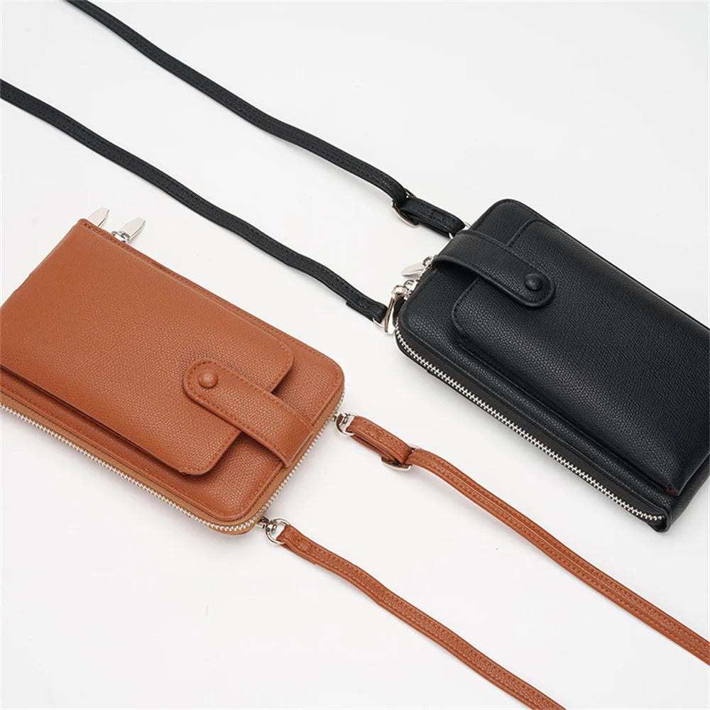 2024 Autumn/Winter New Multi-functional Belt Buckle Mobile Phone Multi-card Foreign Trade Women's Single Shoulder Crossbody Bag