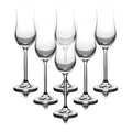 100ml Free-lead Crystal Cold Cut Glass Process 1oz Shot Glass IDELITA Shot Glasses Color Box Set with 6 Cups