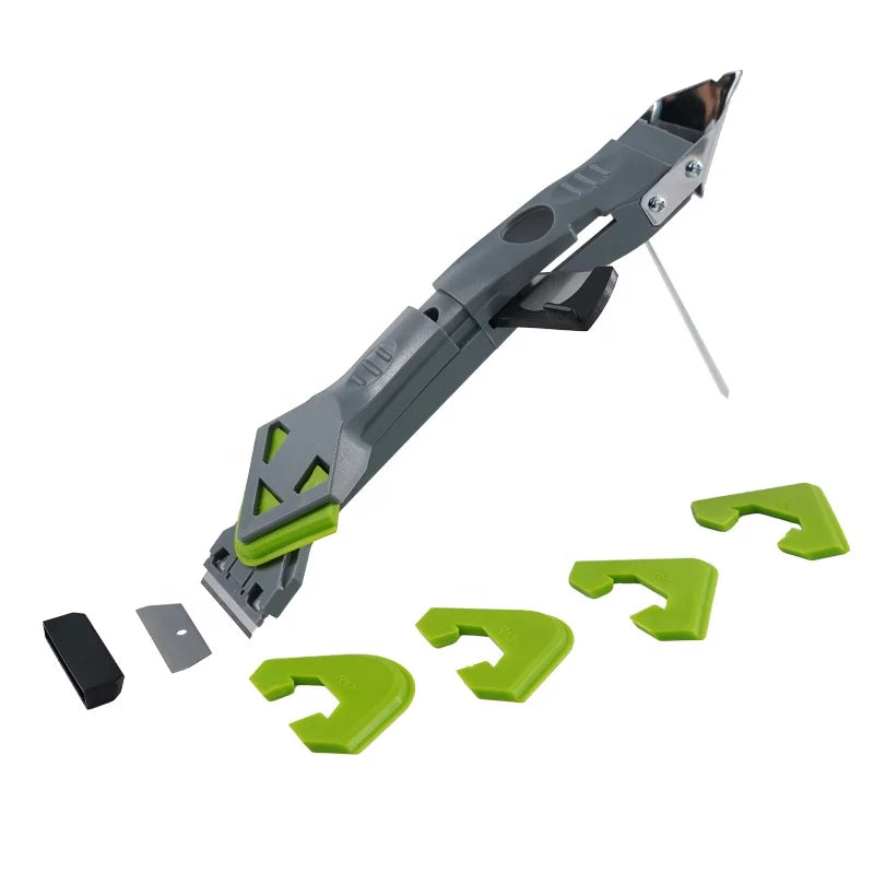 New Factory Sales 7 in 1 Silicone Grout Sealant Trowel Scraper Remover Silicone Caulking Tools Tile Caulking Grout Scraper Tool