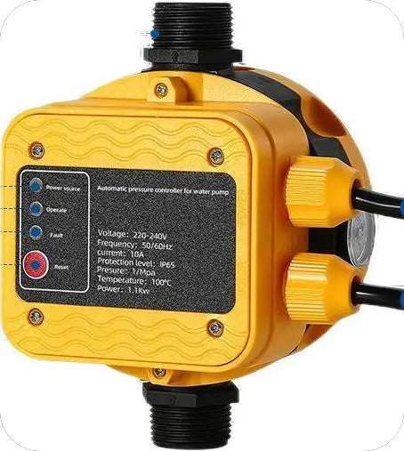 220V 15A Water Pump Pressure Controller Supply Customizable Cable Length PP Material Check Valve Water Machining