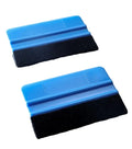 Custom logo Sign Tools Vinyl Squeegee Felt Edge Black Squeegee