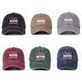 Wholesale Unstructured Baseball Cap 6-Panel Washed Denim Sun Hat with 'Girls Weekend' Logo Sporty Style for Holidays Gifts