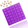 319 Factory Free Sample 36 Hole unicorn Shape Fondant Mold Silicone Chocolate Mold Resin Silicone Cookie Candy Mold Reused