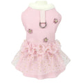 Wholesale Warm Heated Leather with Fleece Harness Dress Dog Brand with Set Leash for Walking