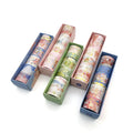 7 Designs 7pcs/Box Japanese Kawaii Cartoon Single-Sided Washi Tapes with Rubber Adhesive for Scrapbooking Decoration