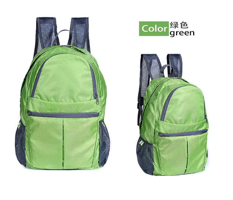 Foldable Waterproof School Bag for Adult Children School Student Backpack Outdoor Travel Climbing Sport Backpack Folding