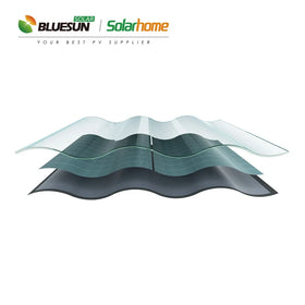 Bluesun BIPV Photovoltaic Roof Shingles 30w Thin Film Solar Cell Roof Tiles 30w Tile That Generates Energy Solar
