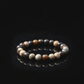 8mm Natural Dendritic Opal Agate Gemstone Beads Bracelets Healing Stretch Gems Stones Bracelets for Gifts