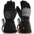 Wasoto Electric Rechargeable Winter Heated Ski Gloves Adventure Motorcycle Heated Hand Gloves at Low Price