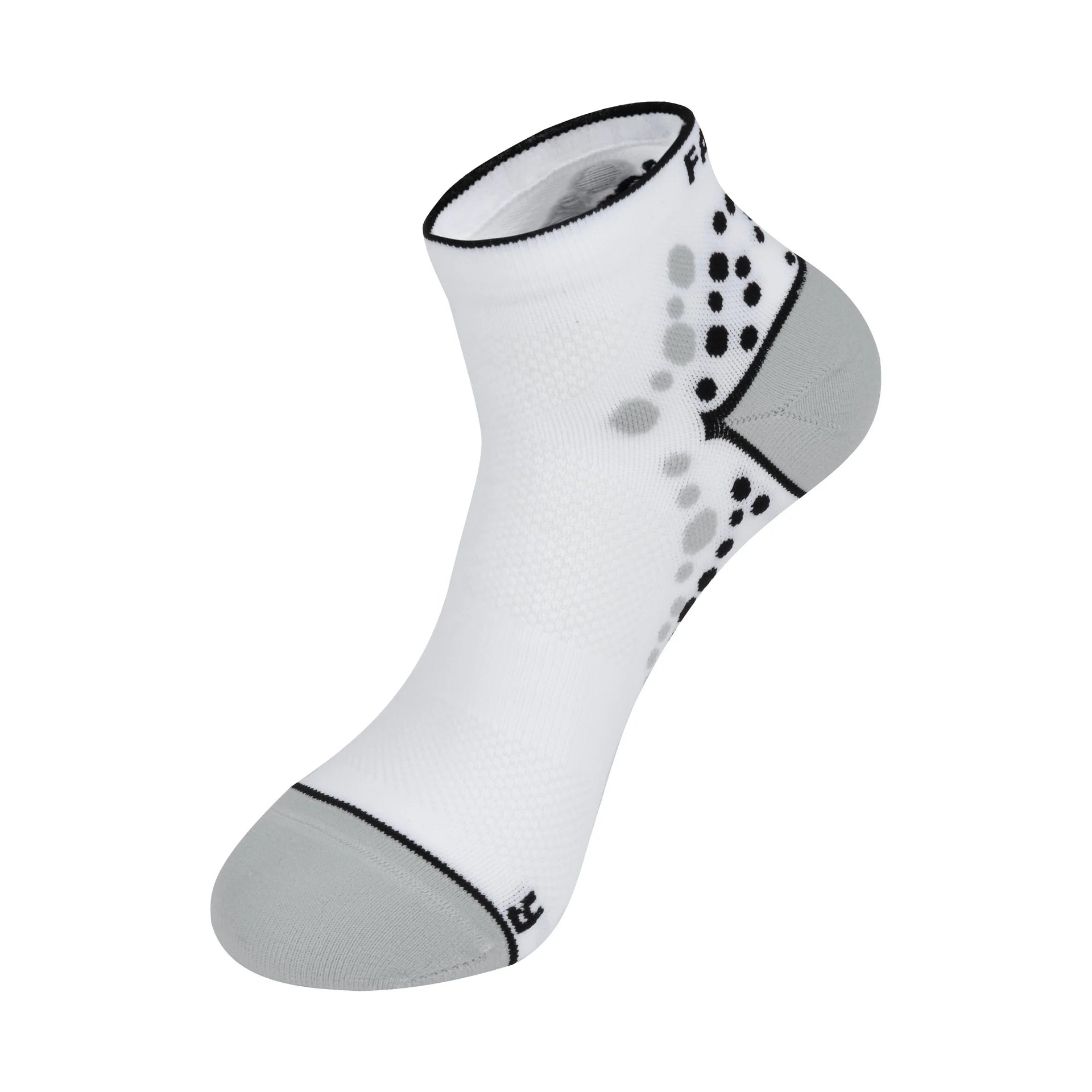 Men's Women's 100% Nylon Marathon Running Quick-Drying Crew Socks Anti-Slip Breathable Eco-Friendly 3D Pattern Outdoor Sports