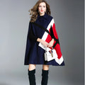 Wholesale 2026 Spring and Autumn Casual Loose Women's Coat Irregular Stitching Color Sleeveless Elegant Temperament Cloak Coat