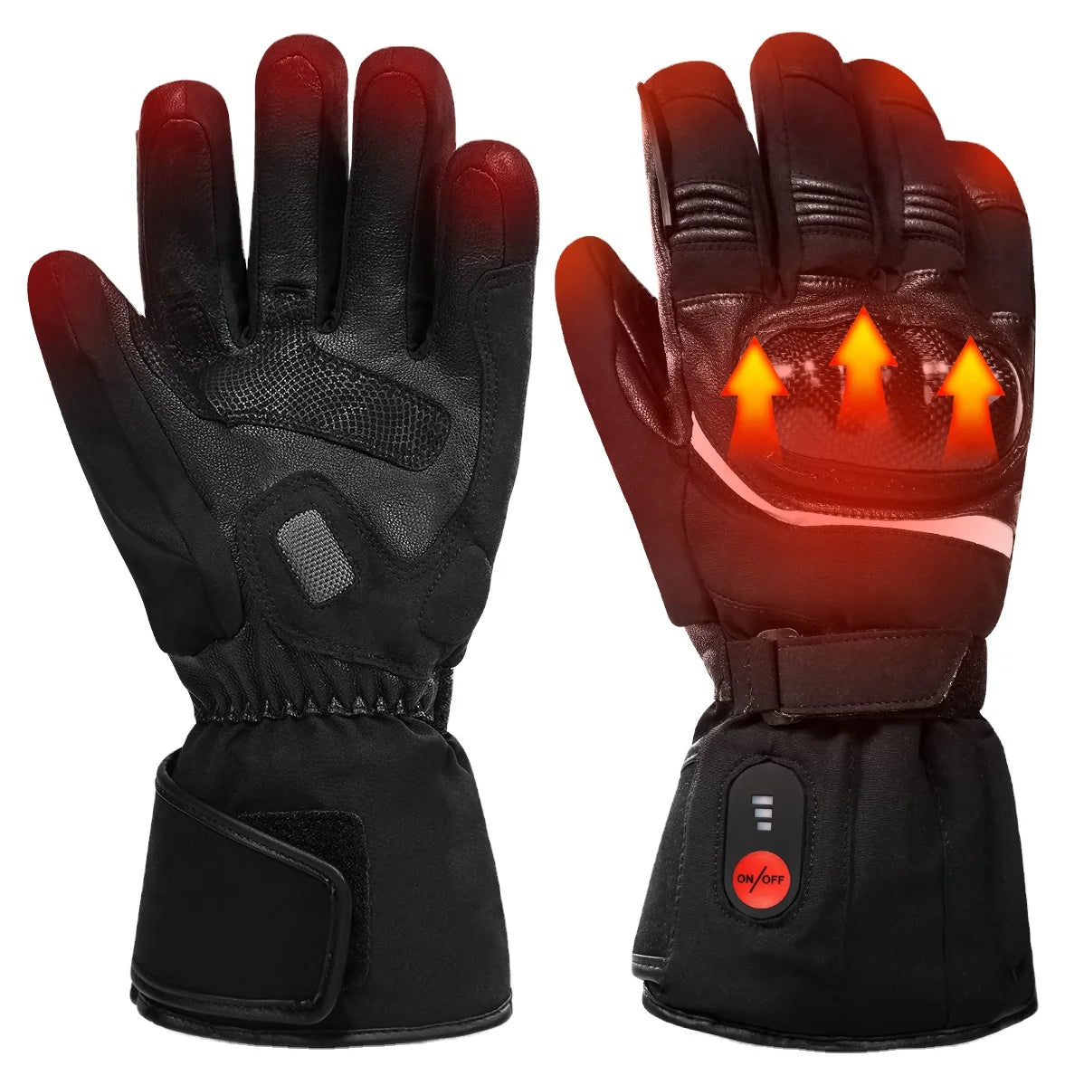 SAVIOR Electric Rechargeable Battery Warm Heated Gloves Bike Motorcycle Heated Gloves Hand Warmers