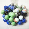Spot Colorful Solid 16mm 25mm Decoration Gift School Machine Artificial Large Small Glass Marble Balls