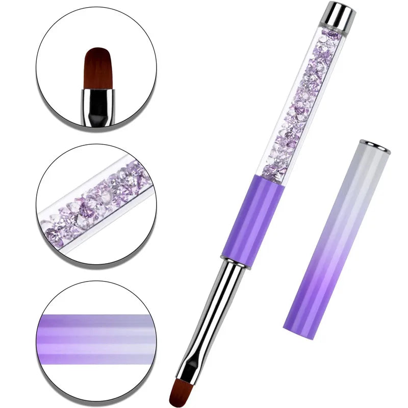 Nail Brush Nail 2022 Professional Private Label Hair Cosmetic Makeup Nail Art Brush