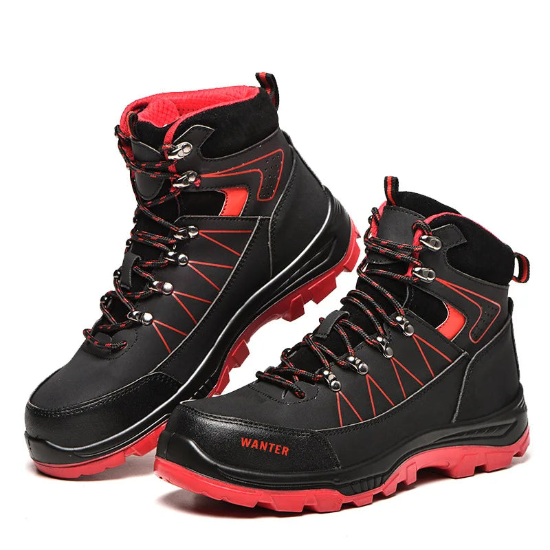 New Construction Safety Shoes Boot Waterproof Smash  Puncure Resistant Work Boot