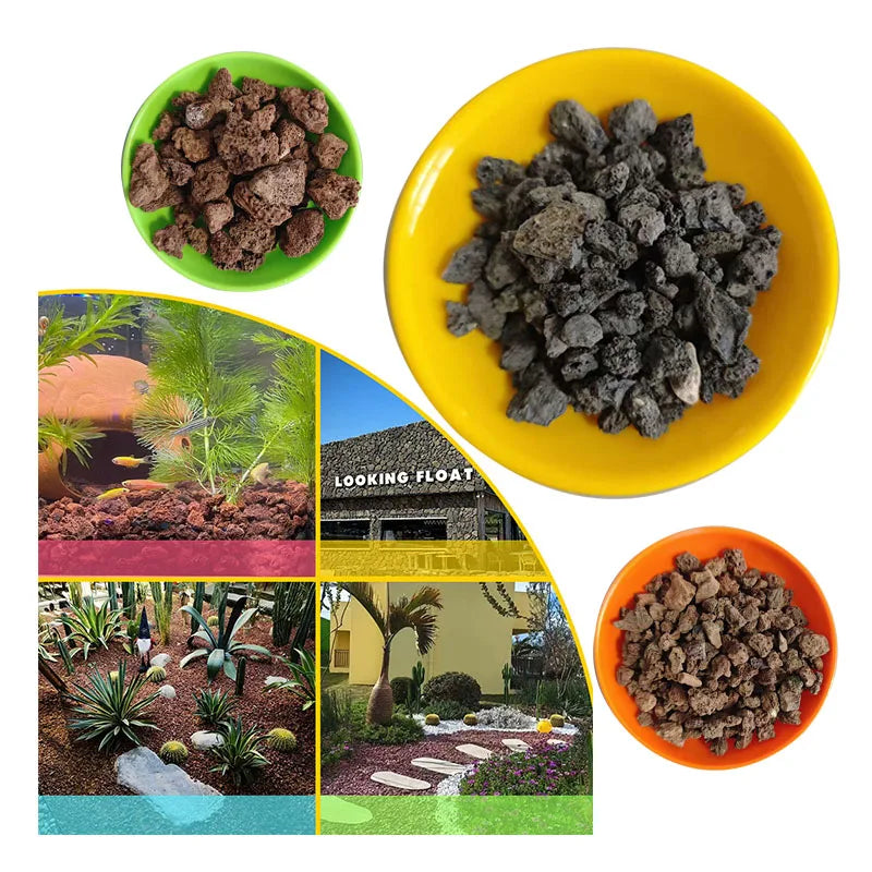 Wholesale Corrosion Resistant Volcanic Rock lava Stones Volcanics for Fish tank Landscaping and Water Purification and Planting