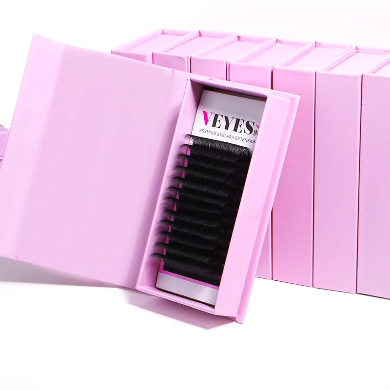 Handmade  Grafting One by One Custom Lash Tray 0.07 CC DD Curl Mink Volume Easy Fans Eyelash Extension