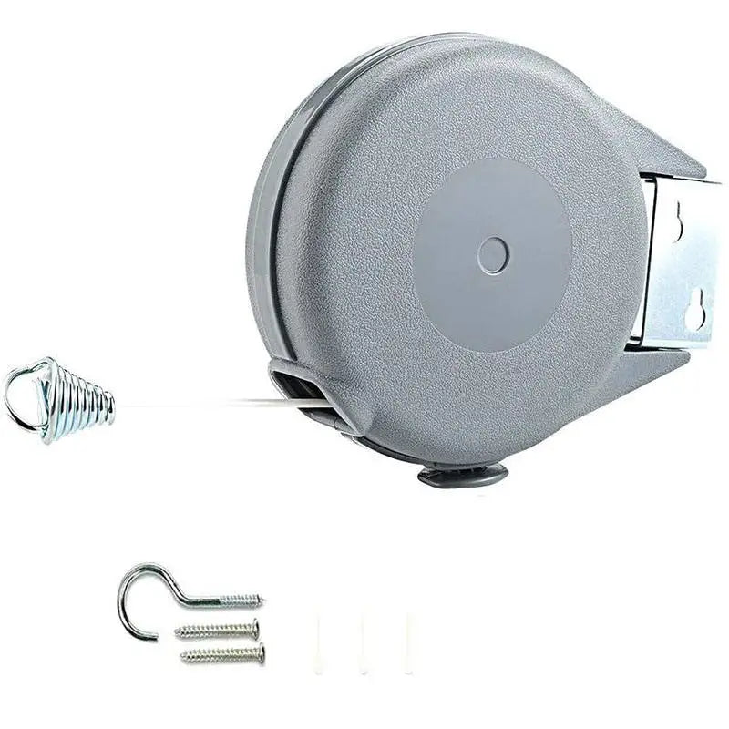 Retractable Washing Line Rope Wall Mounted Extendable Clotheslines