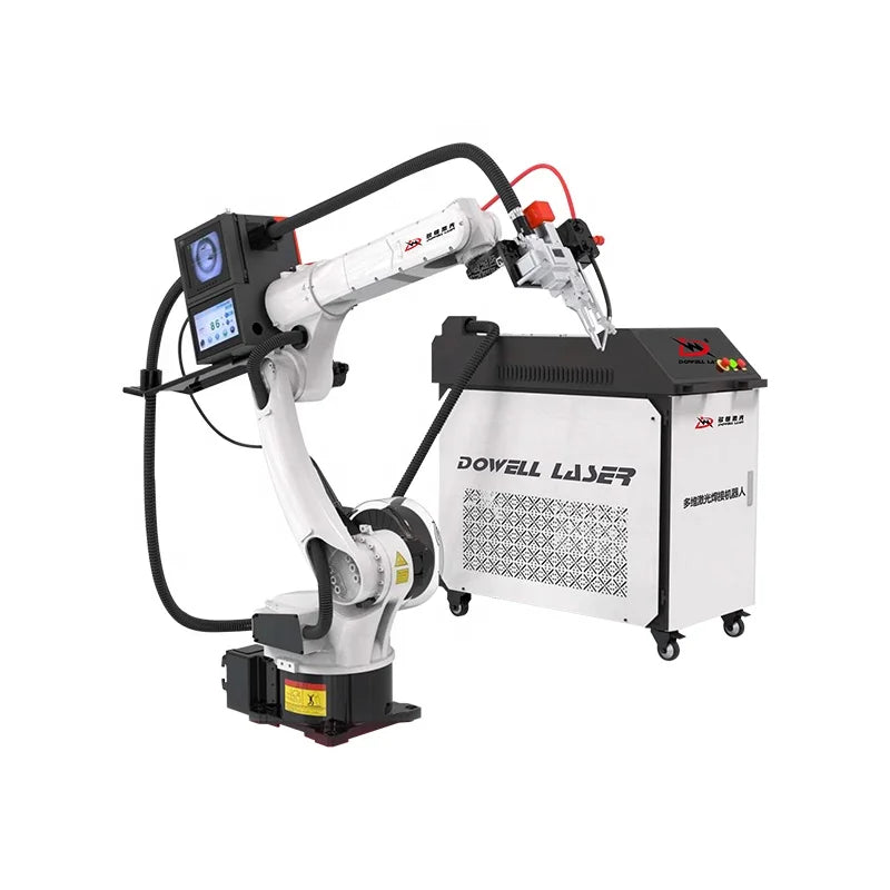 Intelligent Arm Robot Fiber Laser Welding Machine 1500W 2000W 3000W MIG/MAG 6 Axis Robotic Welding Automation Solution Supplier