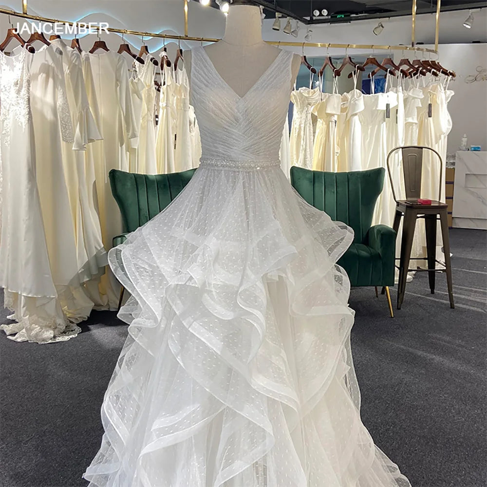 Beautiful Lady Women's Formal Bridal Wedding Gowns Dresses Jancember LSSG018