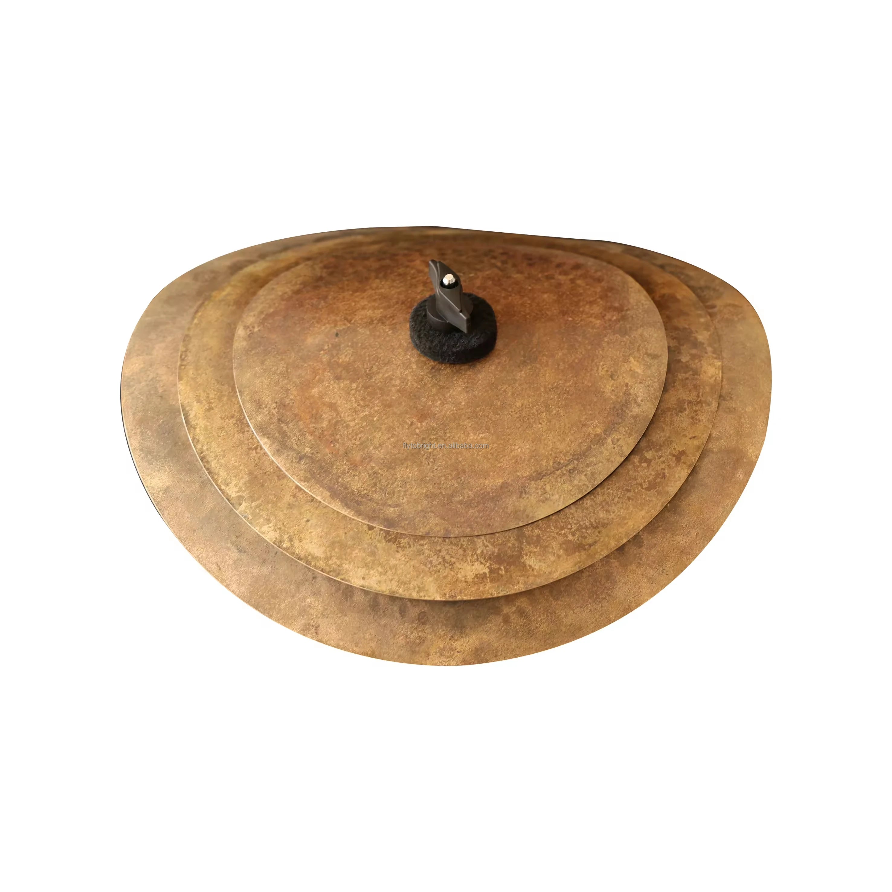 Wholesale Price Accessoul B20 Professional 100% Handmade Sheepskin & Metal Cymbals Set 11" 13" 15" Clap Stack