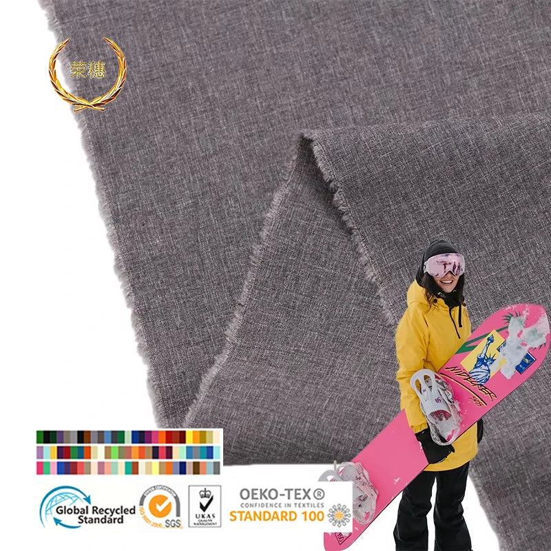 Customized Blending Polyamide Polyester Spandex  Cationic Wear Resistant Woven 4 Side Stretch Fabric for Ski Suit