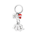New Design Fish Hook Metal Keychain With Custom Name Engraved Fish Keychain Accessories