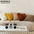 WISEMAX FURNITURE Nordic Home Furniture square Pillows Cushions Small Cheap White Teddy Fabric Sofa and Bed Pillows for Bedroom