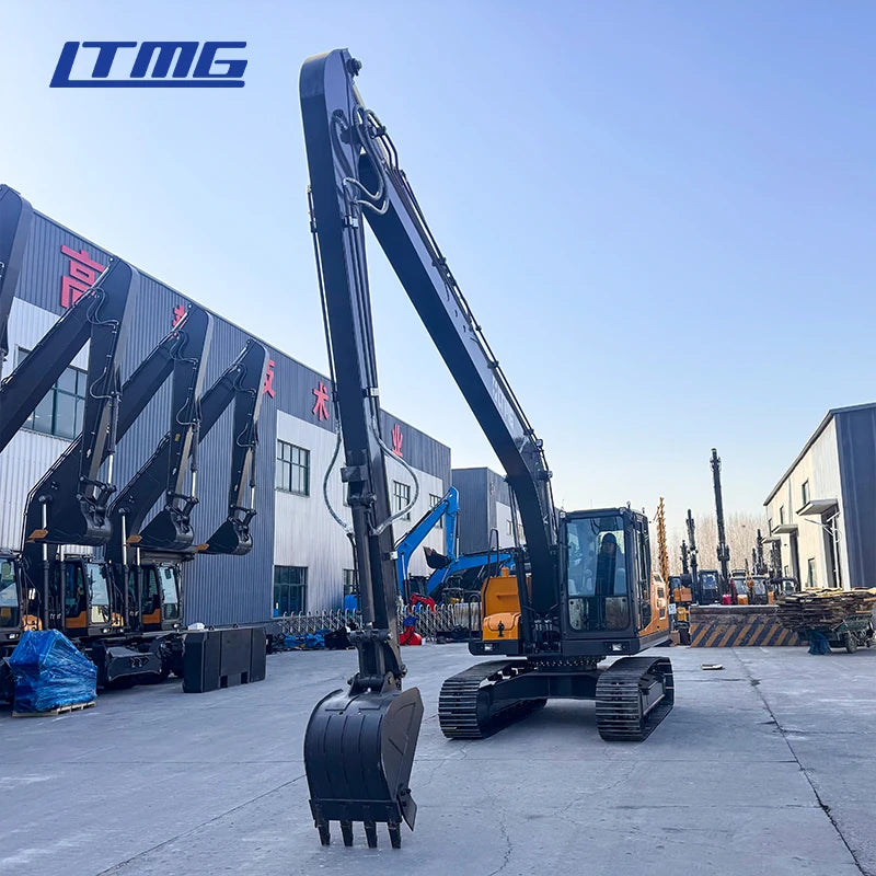 LTMG LTE150  15 Ton Crawler Excavator with 12m Extended Boom for Enhanced Reach and Versatility