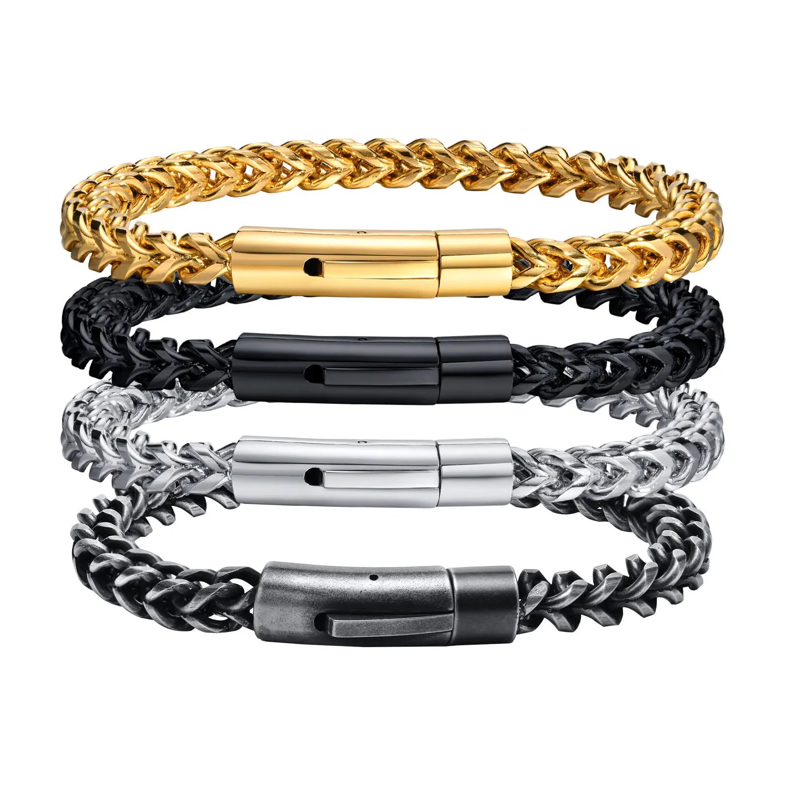 Trendy Stainless Steel Chain Bracelet Titanium Steel Jewelry for Men