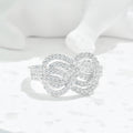 Solid Gold Rings for Women Wholesale 10K 14K 18K with VVS Moissanite and Diamond