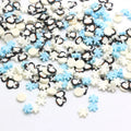 Hotsale Mixed Polymer Clay Snowflake Penguin Sprinkles Kawaii Slime Crafting Supplies Home Scrapbooking Sprinkles