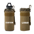 Custom logo Nylon Outdoor Fishing Special Kettle Tactical Water Bottle Bags Outdoor Sports Water Cup Set
