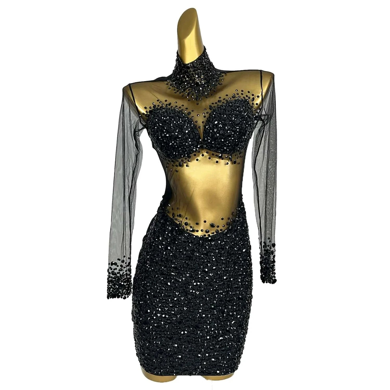 Fashion Diamond Birthday Wedding Cocktail Dress Dinner Gown Plus Size Women Short Prom Evening Dress Lady Party Night Club Dress