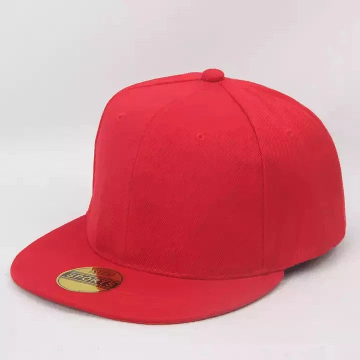 Customized Logo Classic Snapback Hat Falt Brim Blank Baseball Cap