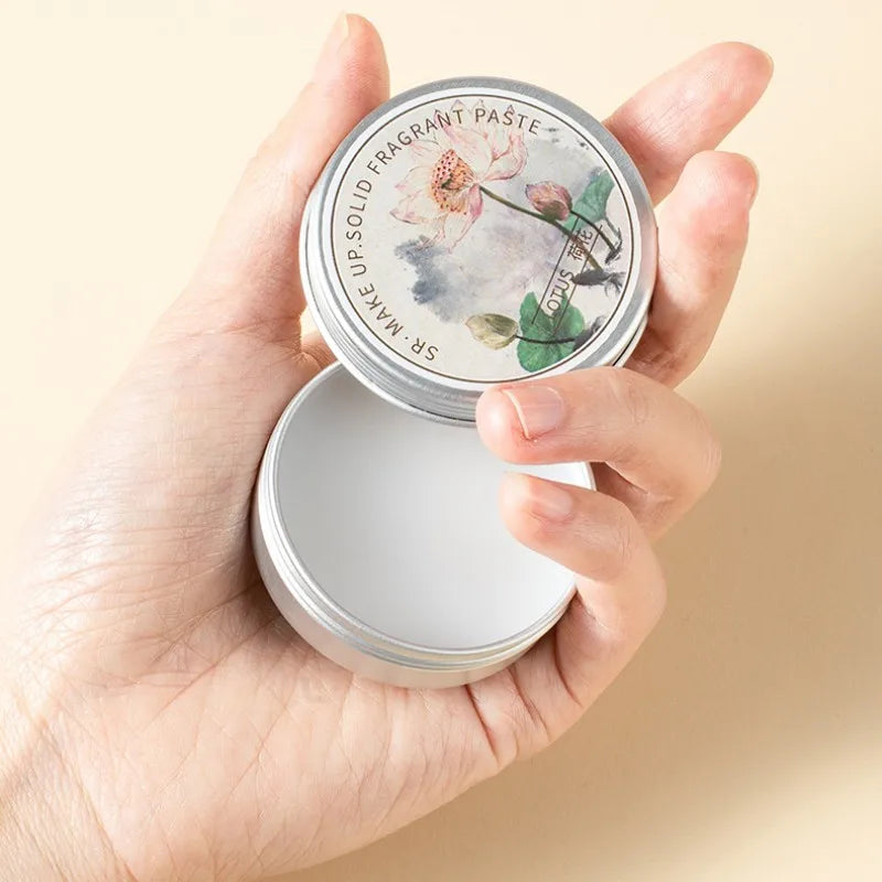 Customized Logo Long Lasting Fresh Floral Scent Natural Portable Solid Perfume Balm Eau De Parfum for Women
