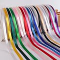 Gift Wrapping Ribbon Silk Logo Printed Satin Ribbon Jewelry Gift Box Packaging With Custom Color Bow Ribbon