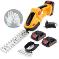 2 in 1 Electric Hedge Trimmer 13000 RPM Industrial Grade 24V Battery Powered Household Lawn Mower & Garden Bush Grass Scissors
