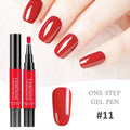 VERONNI N1006 3 in 1 UV Gel Nail Polish Pen 12 Colors Nail Art One Step Application MegaBDM