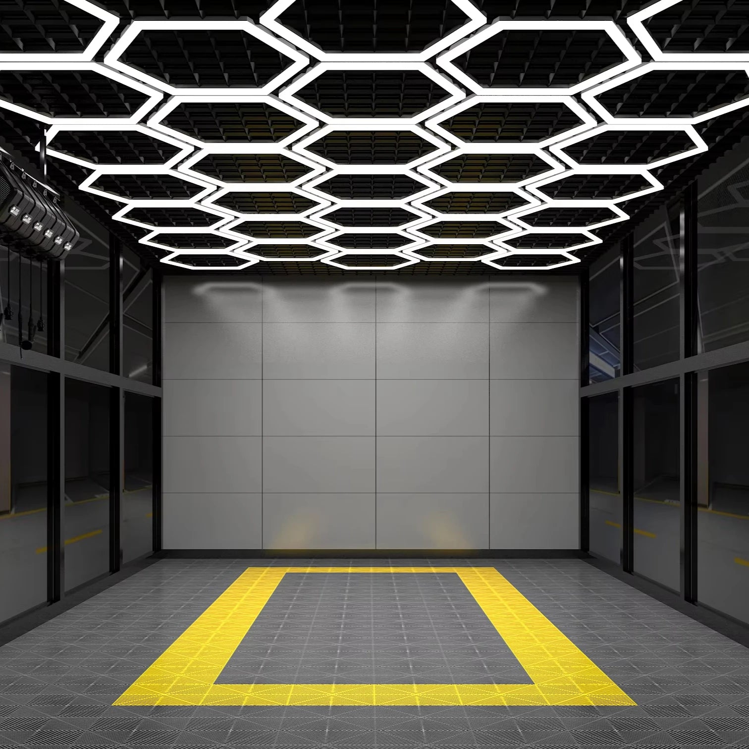 ZT/C203 Car Showroom Lamp Led Linear Car Detailing Light Aluminium Car Workshop Lamp Garage Lighting
