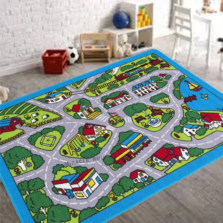 Online Game Printed Design Rug Fun Teen Living Room Carpet Kid Decorative Custom Game Universal Floor Play Mat Rug