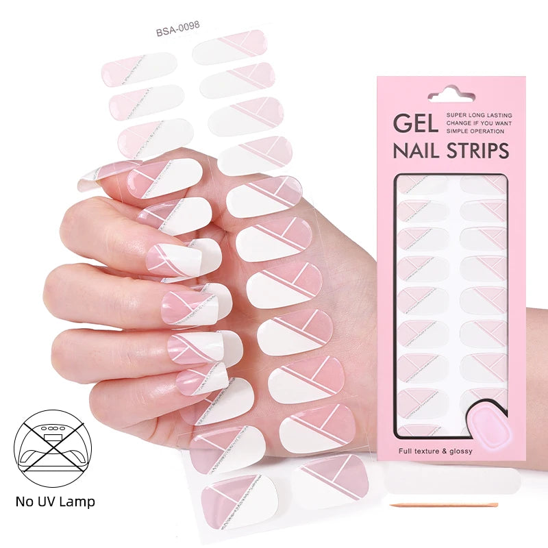 Professional Design Popular New Classic Elegance Lhoundstooth Black White Bow Free Hema UV Free Non-Toxic Floral French Gel Nail