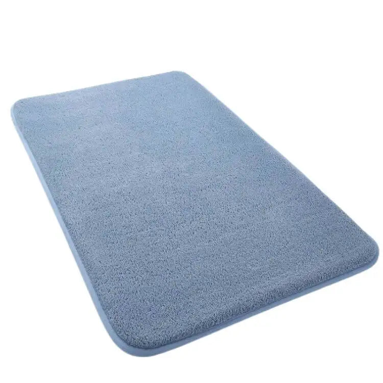 Solid Super Soft Water Absorbing Door Mats  Bathroom Door Carpet Coral Velvet Mat