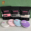 2026 Private Label Washable Microfiber Reusable Rounds Soft Facial Cleaning Puffs Towels Double-Side Make up Removing Cloth Pads
